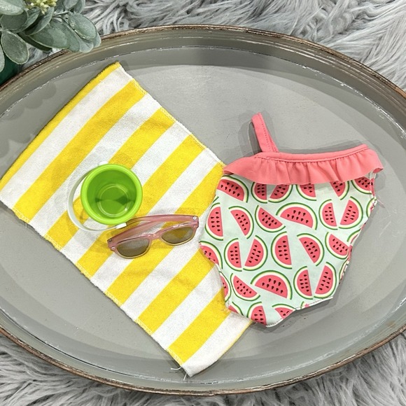 Our  Generation 18" Doll Slice Of Fun Swimsuit And Beach Bundle - Picture 1 of 2